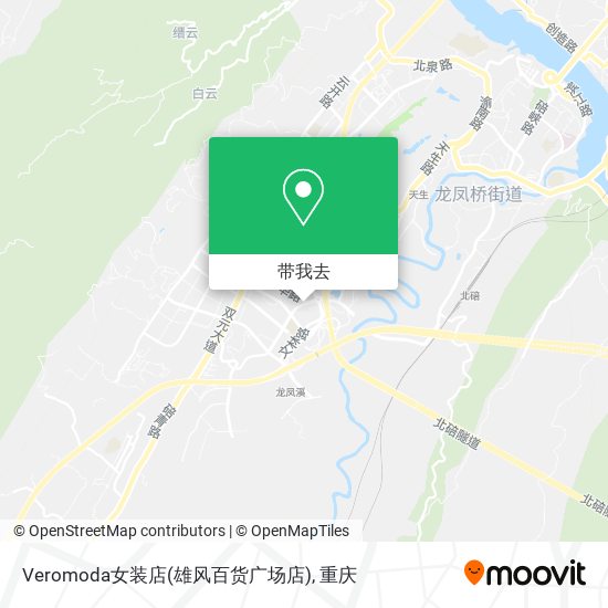 Veromoda女装店(雄风百货广场店)地图