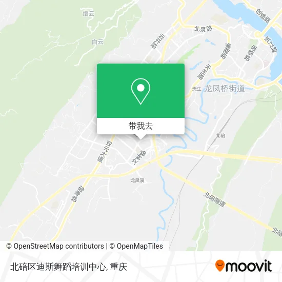北碚区迪斯舞蹈培训中心地图