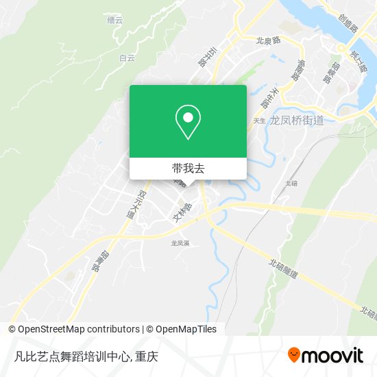 凡比艺点舞蹈培训中心地图