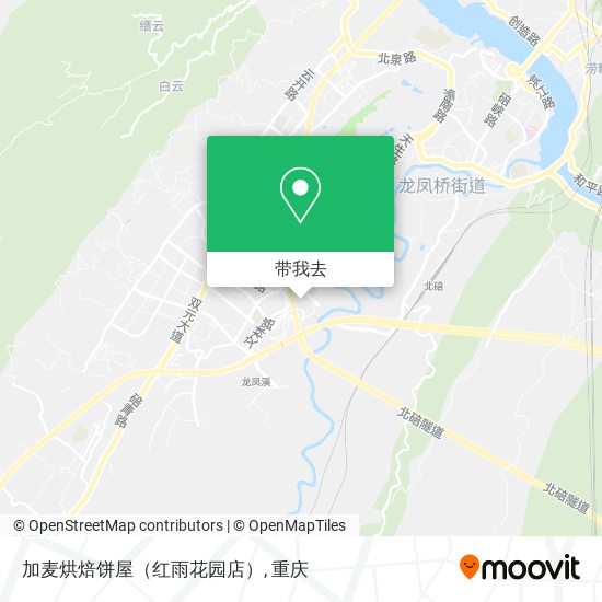 加麦烘焙饼屋（红雨花园店）地图