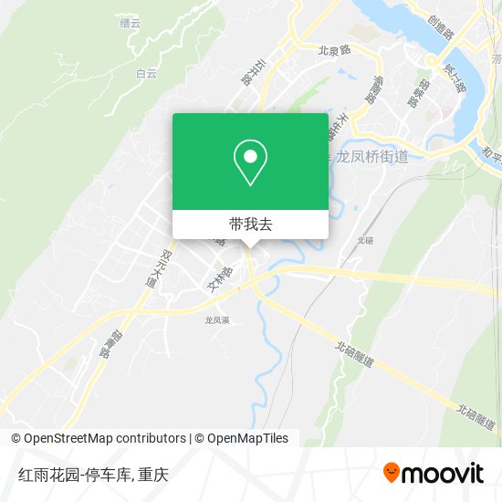 红雨花园-停车库地图