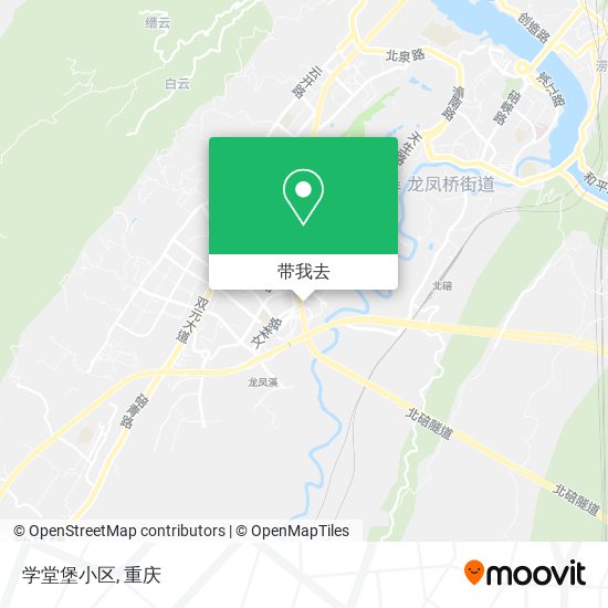 学堂堡小区地图