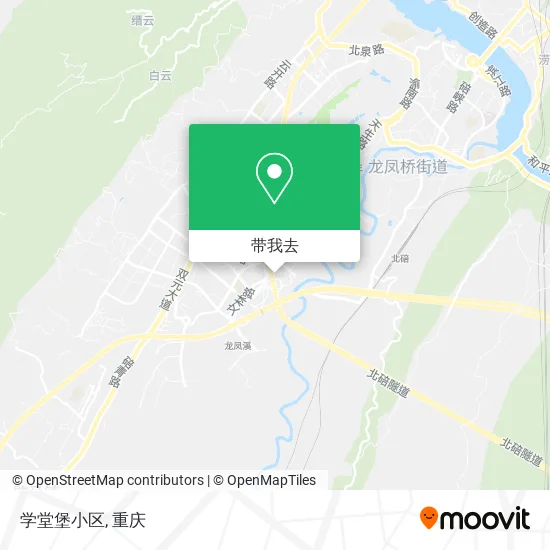 学堂堡小区地图