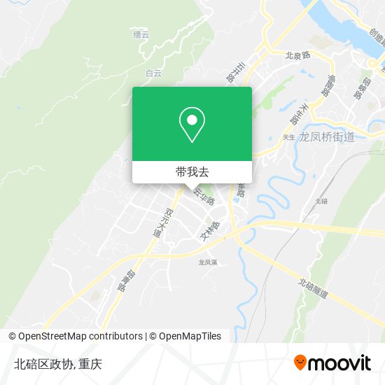 北碚区政协地图
