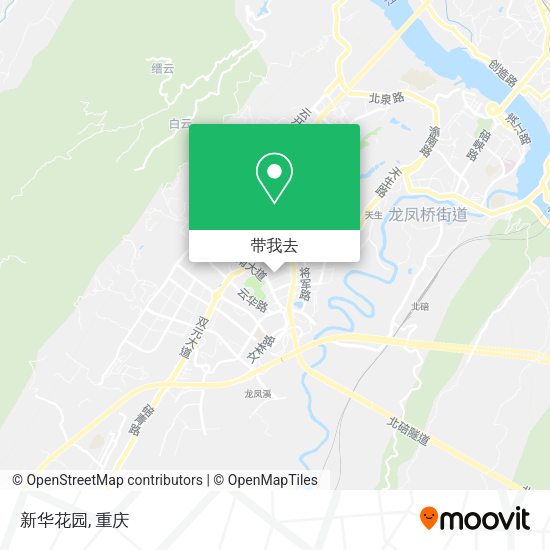 新华花园地图