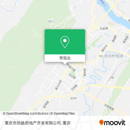 重庆市劲扬房地产开发有限公司地图