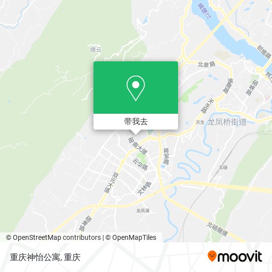 重庆神怡公寓地图