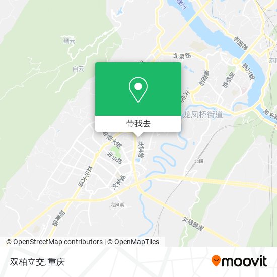 双柏立交地图
