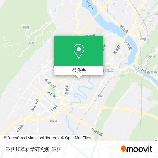 重庆烟草科学研究所地图