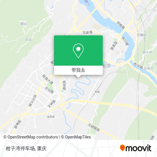 柑子湾停车场地图