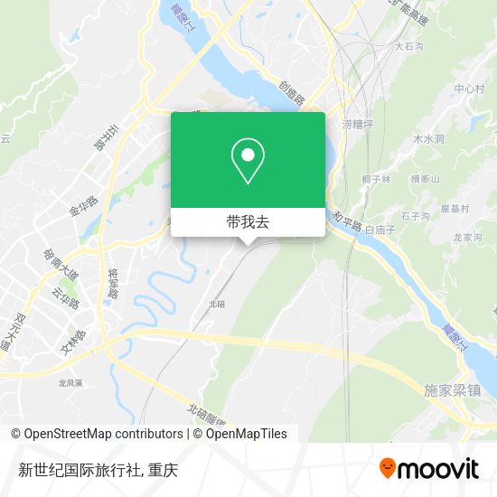 新世纪国际旅行社地图