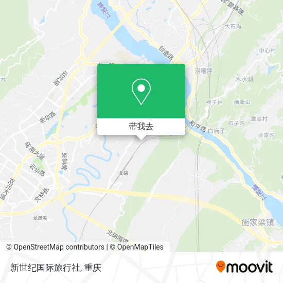 新世纪国际旅行社地图