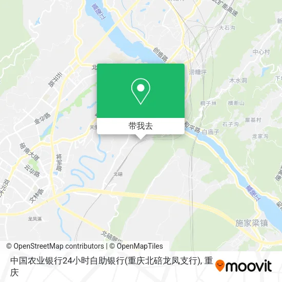 中国农业银行24小时自助银行(重庆北碚龙凤支行)地图