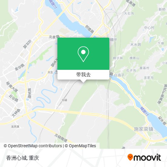 香洲心城地图