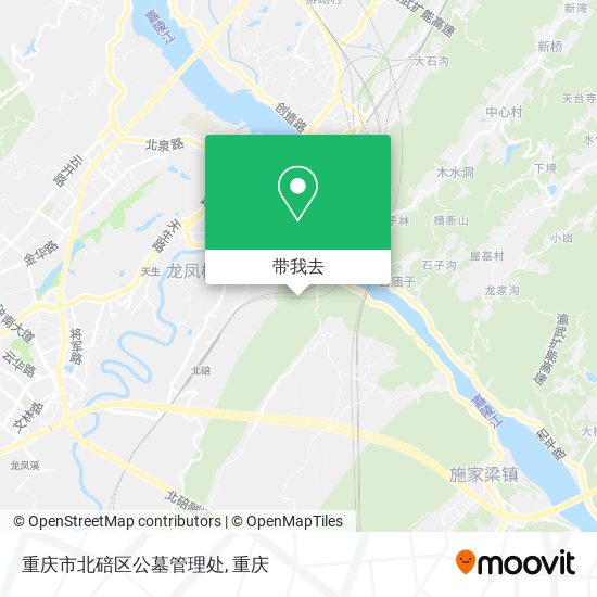 重庆市北碚区公墓管理处地图