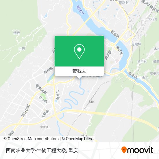 西南农业大学-生物工程大楼地图