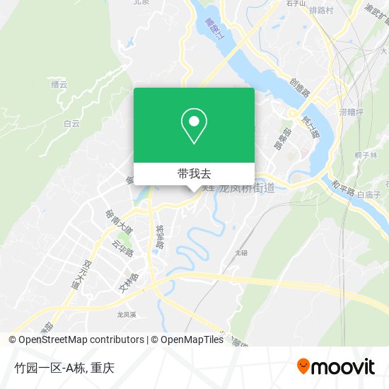 竹园一区-A栋地图
