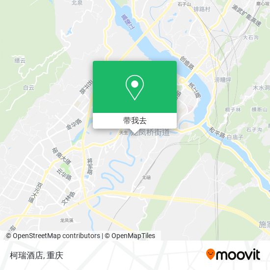 柯瑞酒店地图