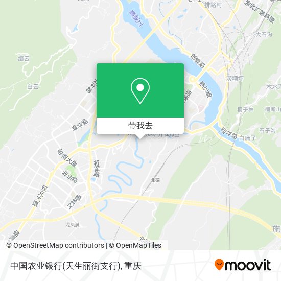 中国农业银行(天生丽街支行)地图