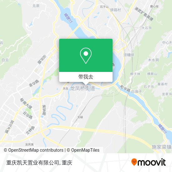 重庆凯天置业有限公司地图