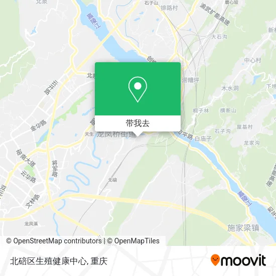 北碚区生殖健康中心地图