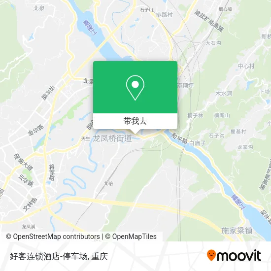好客连锁酒店-停车场地图
