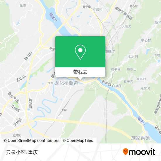 云泉小区地图