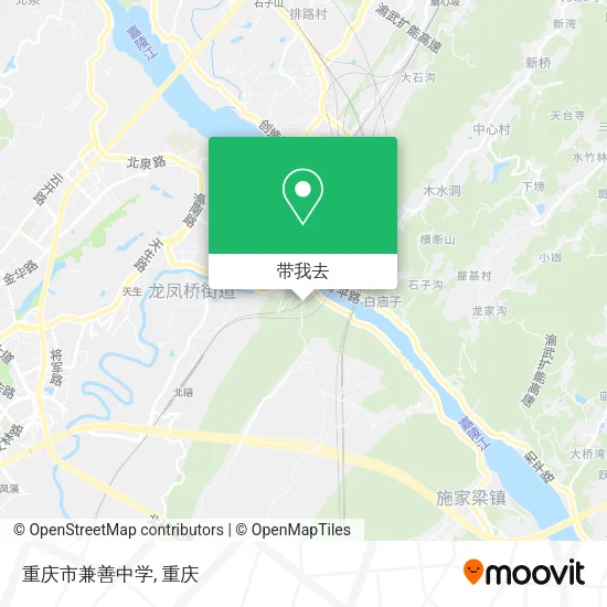 重庆市兼善中学地图