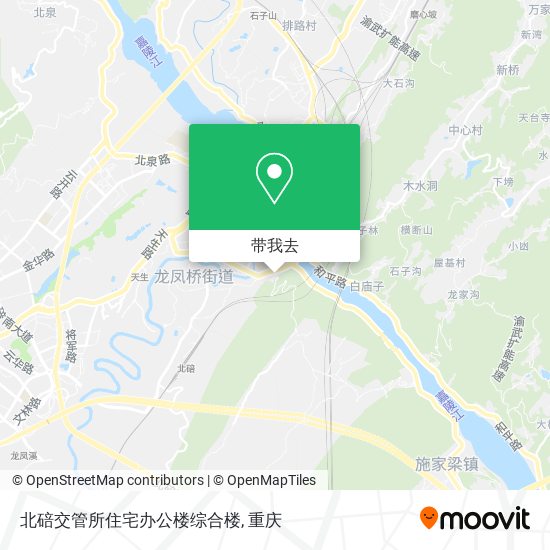 北碚交管所住宅办公楼综合楼地图