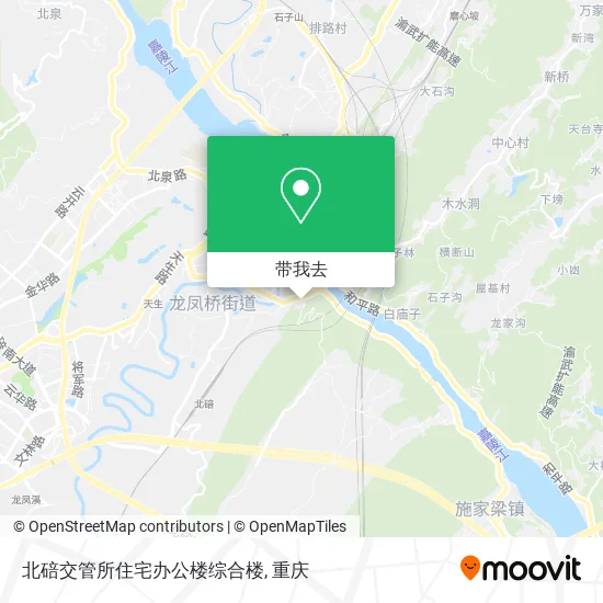 北碚交管所住宅办公楼综合楼地图