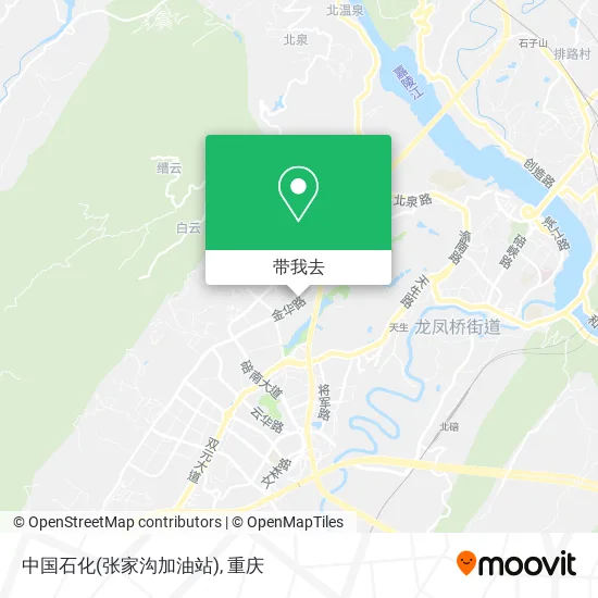 中国石化(张家沟加油站)地图