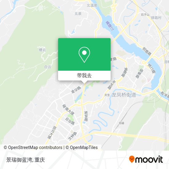 景瑞御蓝湾地图