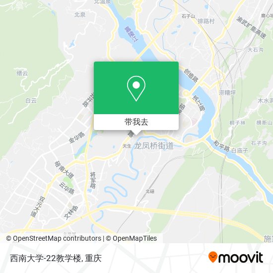 西南大学-22教学楼地图