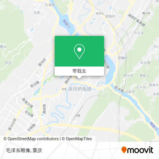 毛泽东雕像地图