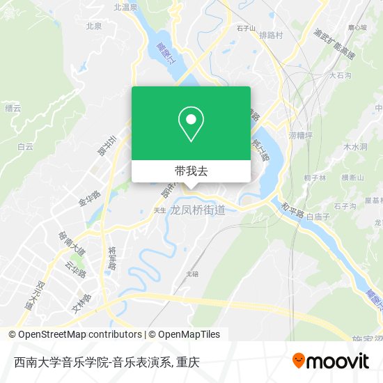 西南大学音乐学院-音乐表演系地图