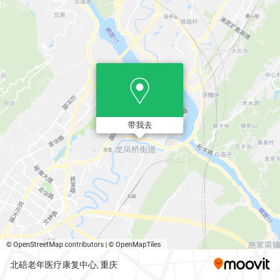 北碚老年医疗康复中心地图