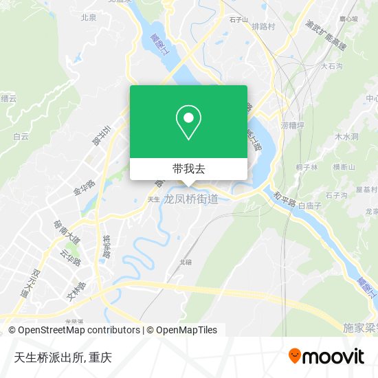 天生桥派出所地图