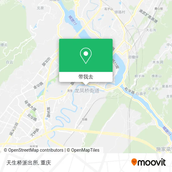 天生桥派出所地图