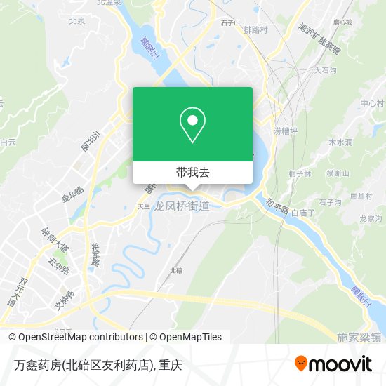 万鑫药房(北碚区友利药店)地图