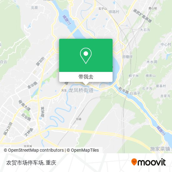 农贸市场停车场地图