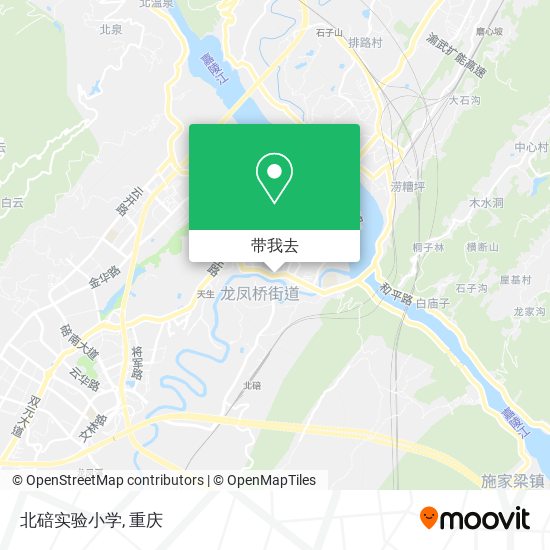 北碚实验小学地图