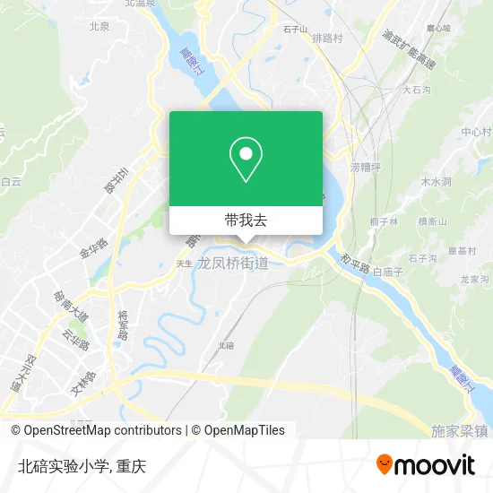北碚实验小学地图