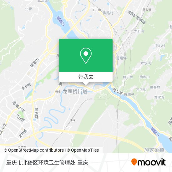 重庆市北碚区环境卫生管理处地图