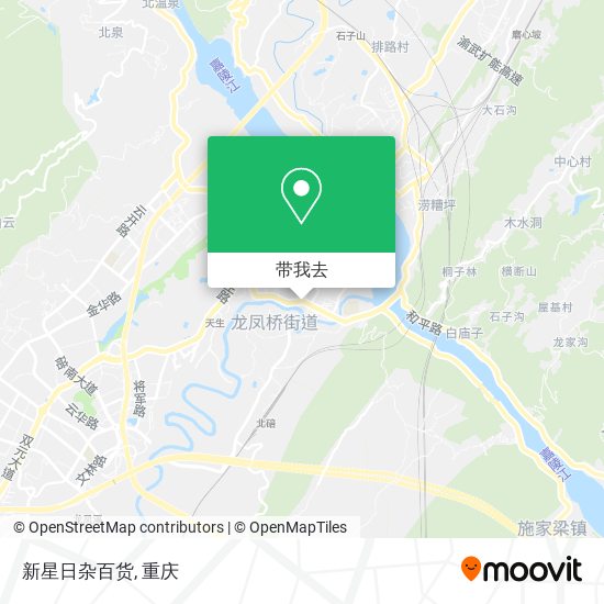新星日杂百货地图