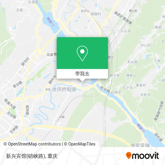 新兴宾馆(碚峡路)地图