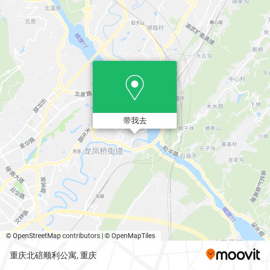 重庆北碚顺利公寓地图