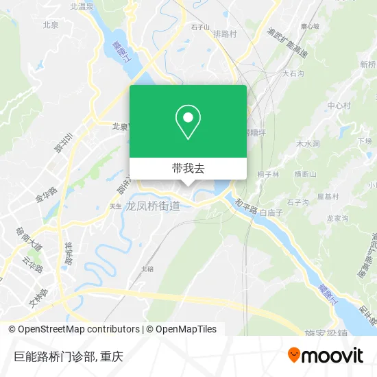 巨能路桥门诊部地图