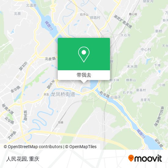 人民花园地图