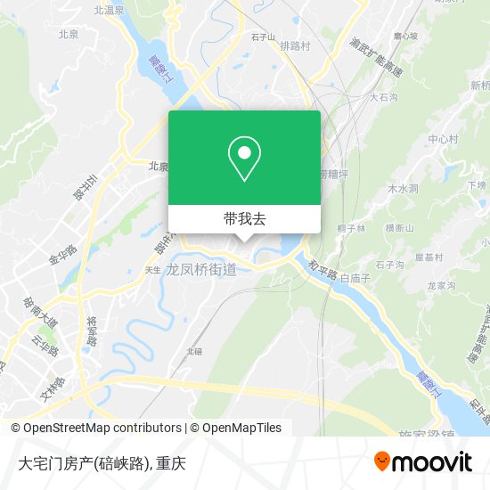 大宅门房产(碚峡路)地图