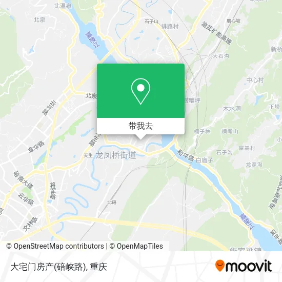 大宅门房产(碚峡路)地图